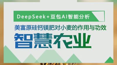 老铁们，马上准备冬小麦种植肥料了，我们用AI智慧农业分析了，美富原，叶碳酶乳酸肽活性硅，中药提取物加矿源，加枯草芽孢杆菌和胶冻样类芽孢杆菌的，中微量元素肥料硅钙镁肥，对小麦提质增产作用功效做分析，大家