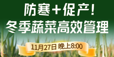 《细说农技》专家张宝林教冬季蔬菜防寒 + 促产高效管理，27 日晚 8 点！
