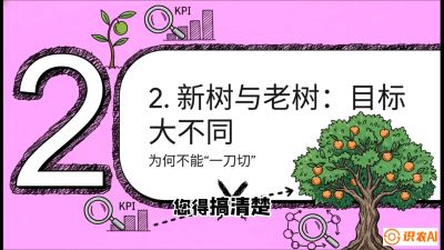 第3节：【春肥策略】开春底肥：新树&ldquo;扩版图&rdquo;，老树&ldquo;点引擎&rdquo;，课程：《柑橘底肥&ldquo;翻身账&rdquo;：从改土到高产的实战全书》