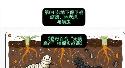 第04节：地下保卫战&mdash;&mdash;蛴螬、地老虎与螨虫 ，课程：《卷丹百合&ldquo;无病高产&rdquo;植保实战课》#识农AI