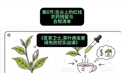 第08节：舌尖上的红线&mdash;&mdash;农药残留与合规清单，课程：《茗茶卫士&mdash;&mdash;茶叶病虫害绿色防控实战课》#识农AI